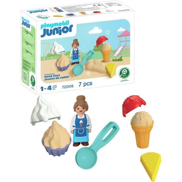 Playmobil JUNIOR: Sand Ice Cream Cones - 72006 Playset