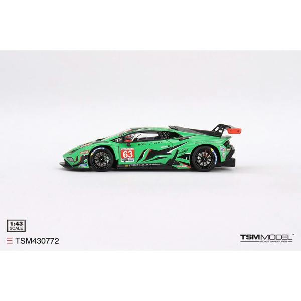 MCSlots Lamborghini Huracan GT3 EVO2 #63 Iron Lynx 2023 IMSA Daytona 24Hrs 1:43 Scale TSM430772