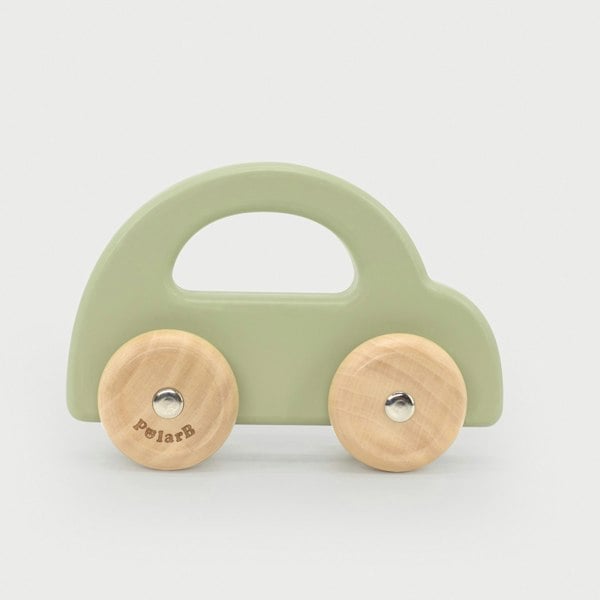 Polar B Wooden Car Green