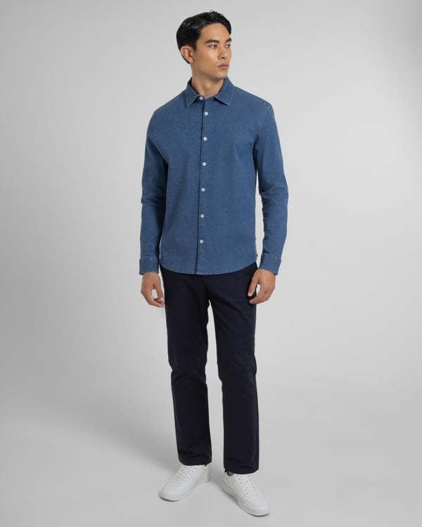 Steel & Jelly Bruera - Denim Long Sleeve Shirt