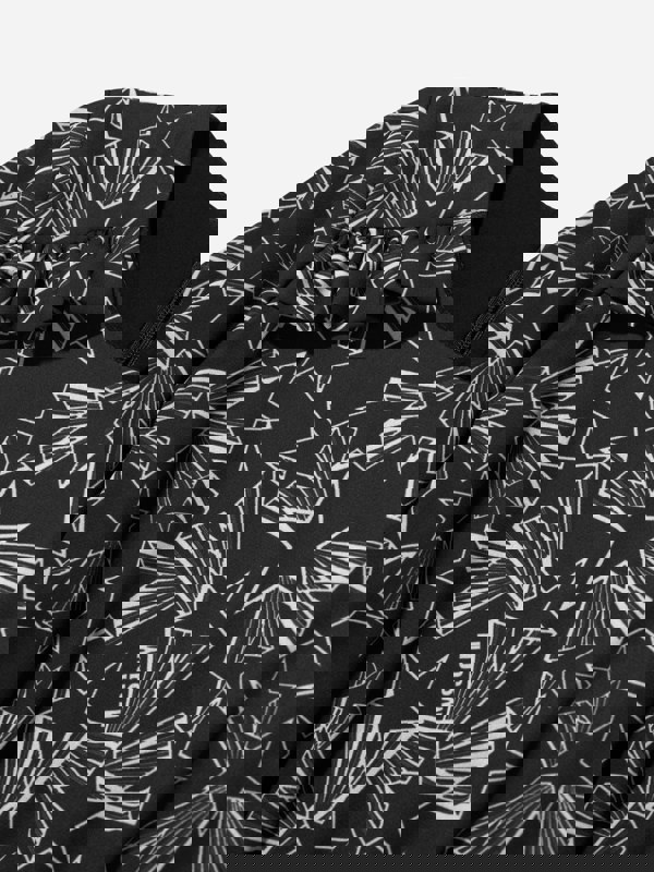 MSGM Girls Georgette Dress in Black