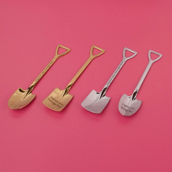 Personalised Stainless Steel Shovel Spoon - MYLEE London