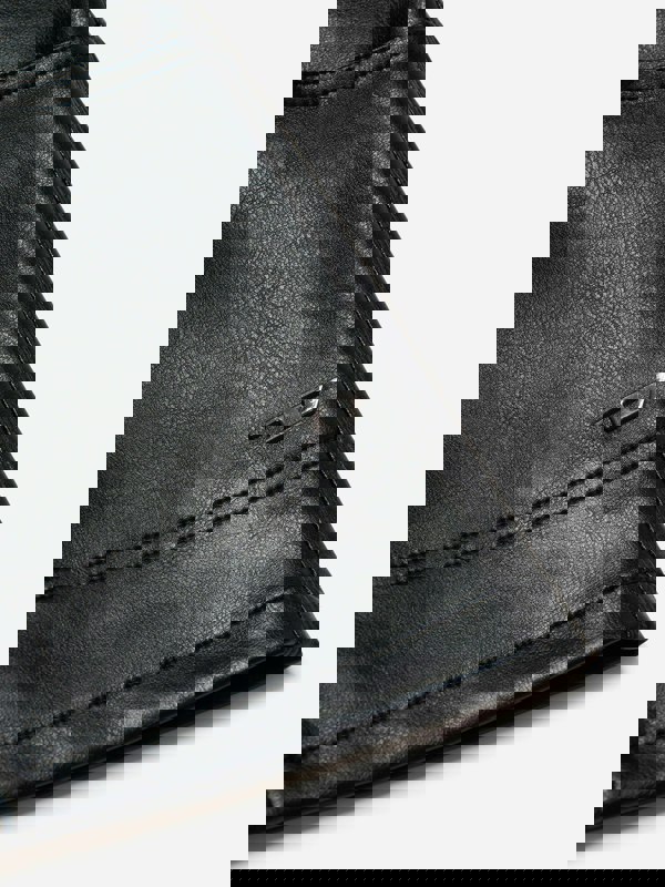 Diesel Girls Faux Leather Skirt in Black