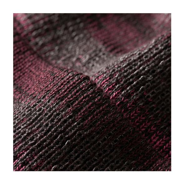 Regatta Reflective Rib Knit Beanie - Black/Fig/Violet - 