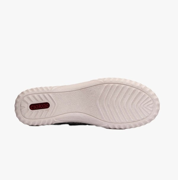 Rieker N0900-90 Womens Shoes - Silver