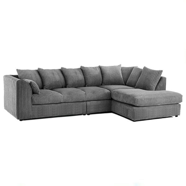 Snug Furniture Luxury Jumbo Cord Extra Large Corner Right Hand Sofa