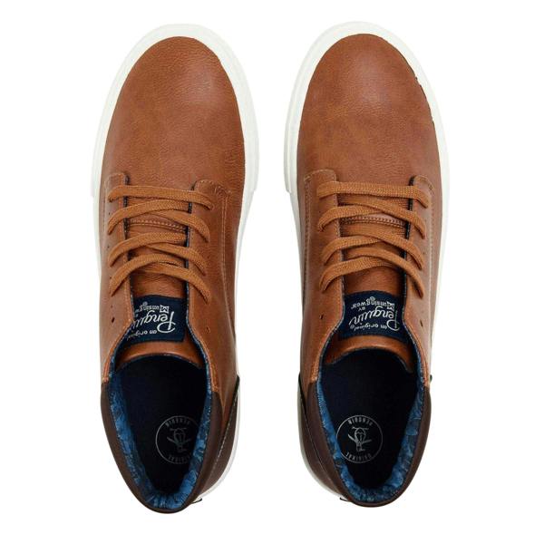Original Penguin Mens Miles Trainers - Brown - 