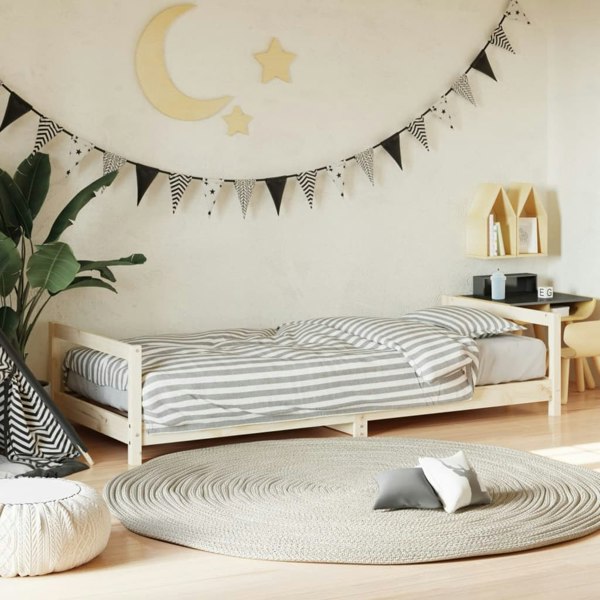 Berkfield Kids Bed Frame 80x200 cm Solid Wood Pine