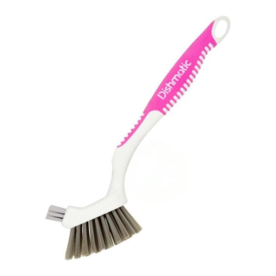 Dishmatic Big Job Washing Up Brush for Kitchen Cleaning, Pink, One Size