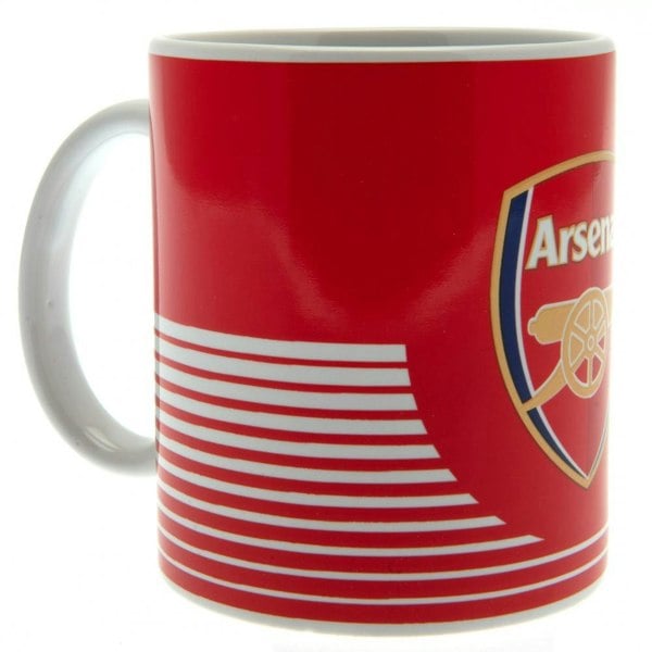 Arsenal FC Lines 325ml Mug - Red/White