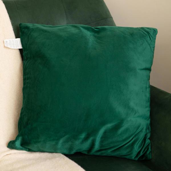 Samuel Alexander 44cm Emerald Green & Gold Reindeer Decorative Christmas Cushion