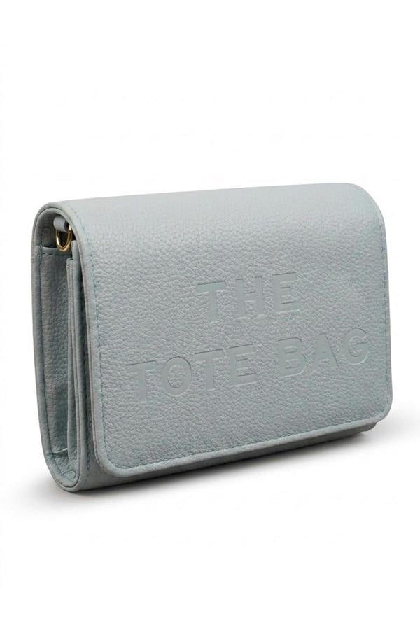 ikrush Constance Pebbled Faux Leather Text Bag