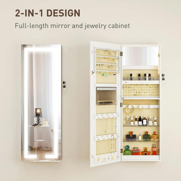 Wall-mounted Jewelry Cabinet