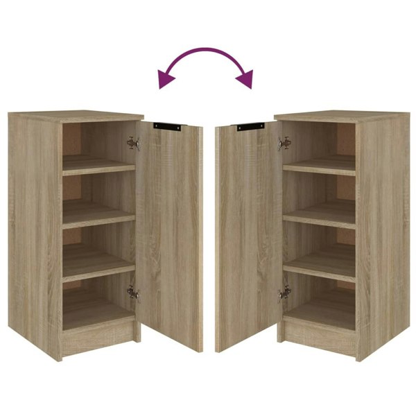 Berkfield Shoe Cabinet Sonoma Oak 30x35x70 cm Engineered Wood