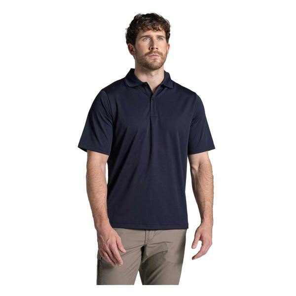 Craghoppers Mens Expert Basecamp Wicking Polo Shirt - Dark Navy - 