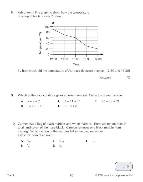 CGP 11+ GL 10-Minute Tests Bundle – Ages 9-10 (Maths, English, Verbal Reasoning, Non-Verbal Reasoning)