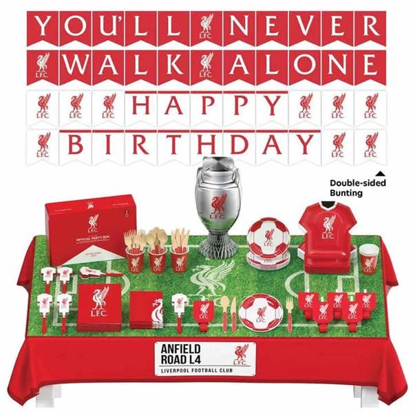 Liverpool FC All in One Party Box Set, Kitchen Accessories, Sports, Gift
