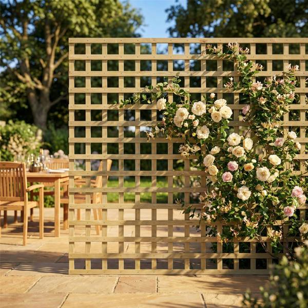 5 pack trellis flat top privacy square [w.6ft x h.5ft] 1