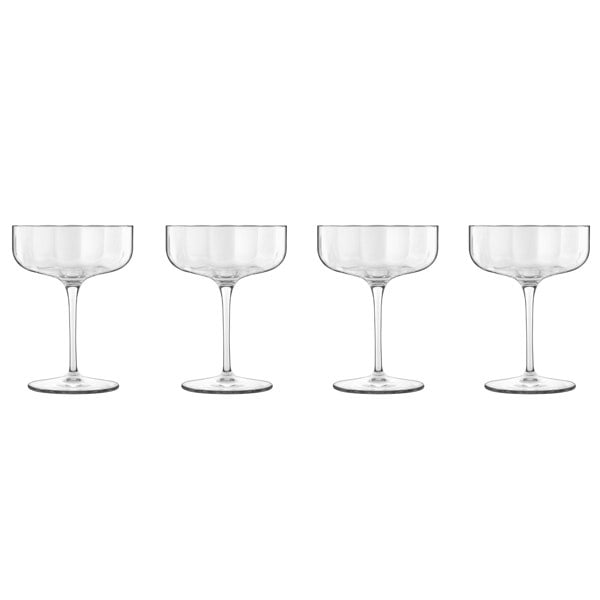 Luigi Bormioli Jazz Coupe Cocktail Glasses, 300ml x 4