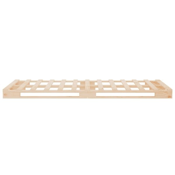 Berkfield Pallet Bed 75x190 cm Small Single Solid Wood Pine