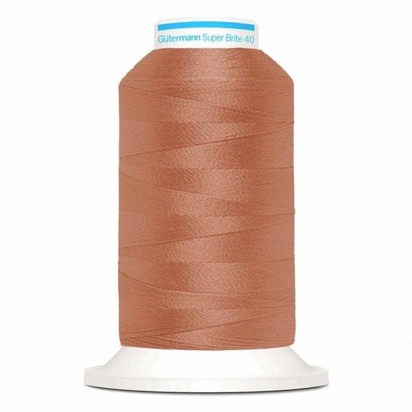 Gutermann Super Brite Polyester 40 Embroidery Thread 1000m Polyester Thread Suitable For Embroidery