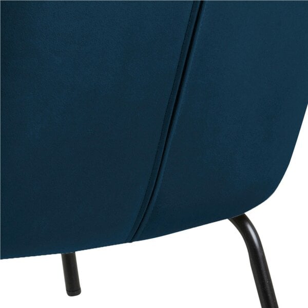 Wyld Haus Kobe Navy Blue Velvet Lounge Accent Chair