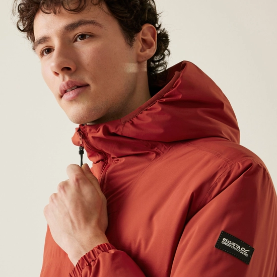 Regatta Mens Wiltom Waterproof Jacket - Red Ochre