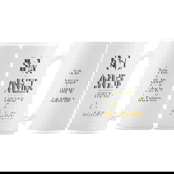 Personalised Memento Company Personalised No.1 Angler Mug