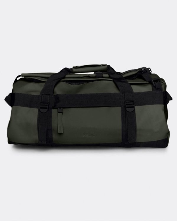 Rains Texel Duffel Bag Small - 03 Green - CHO - Designer Unisex Bags