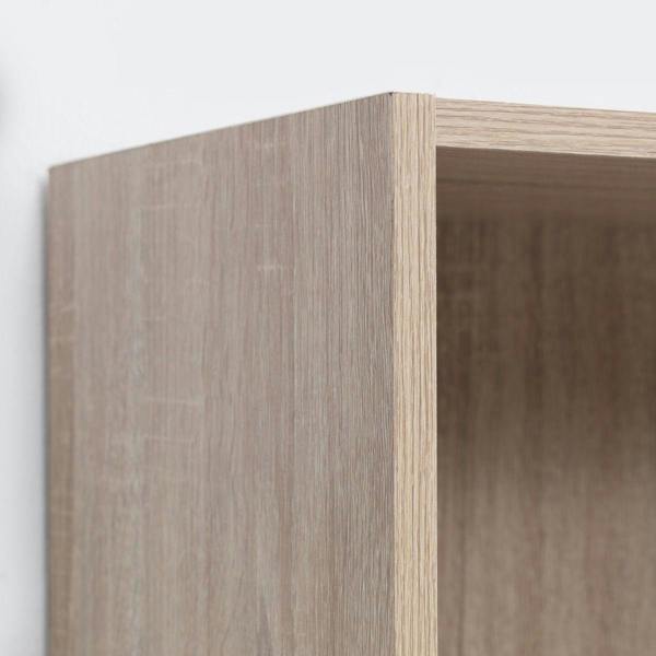 Timber Art Design 3 Tier Bookcase Wide Display Shelving Storage Unit Wood Furniture