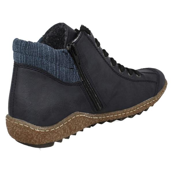 Rieker Ladies Rieker Tex Lace Up Warm Lined Ankle Boots L7514