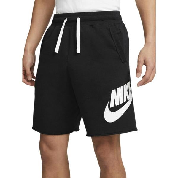 Nike Mens Club Alum Shorts - Black/White - 