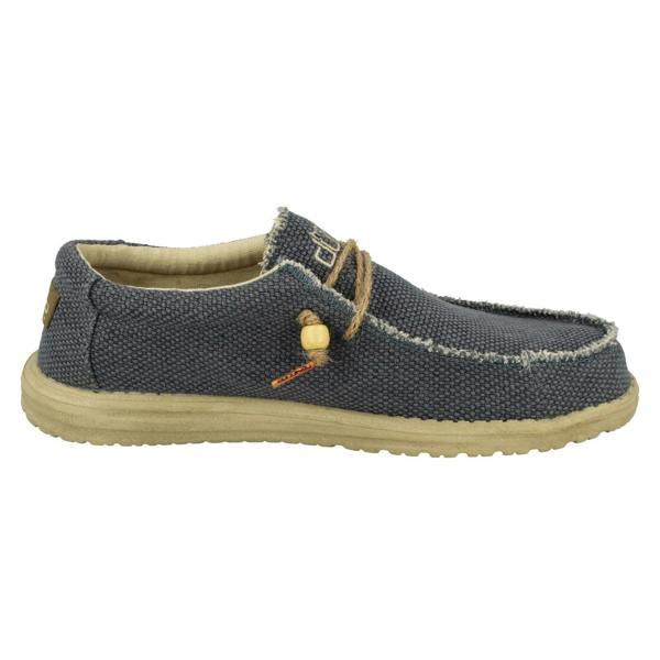 HEYDUDE Mens Hey Dude Lace Up Casual Shoes Wally Braided