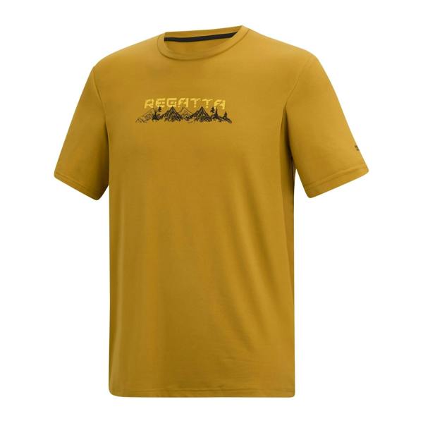 Regatta Mens Fingal Sunset Stretch T-Shirt - Wood Brown - 