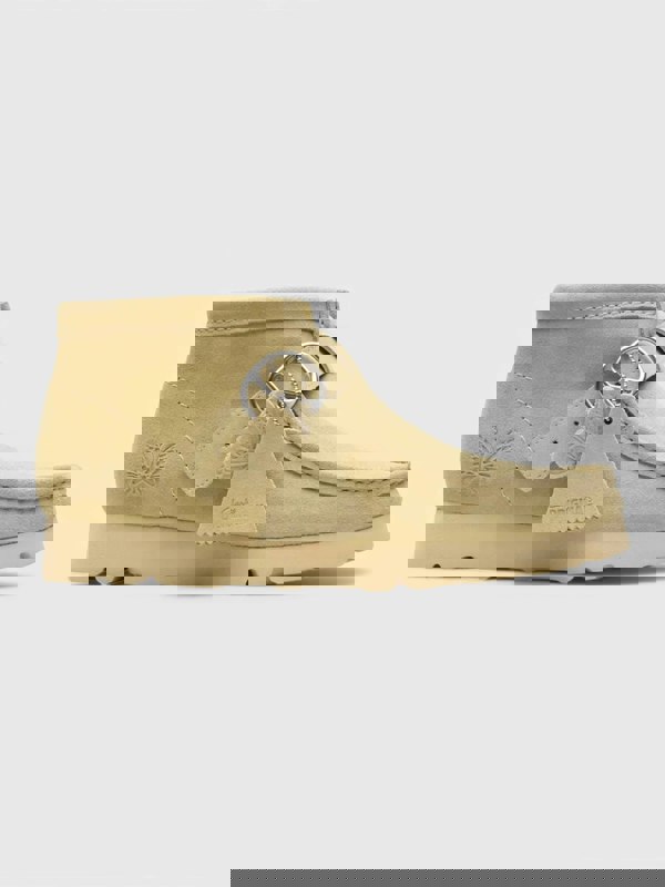 Clarks X Needles Wallabee Strap Maple Suede