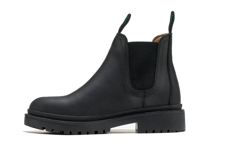 AMMONITE Women's Water-Resistant Chelsea Boots | Charmouth Black