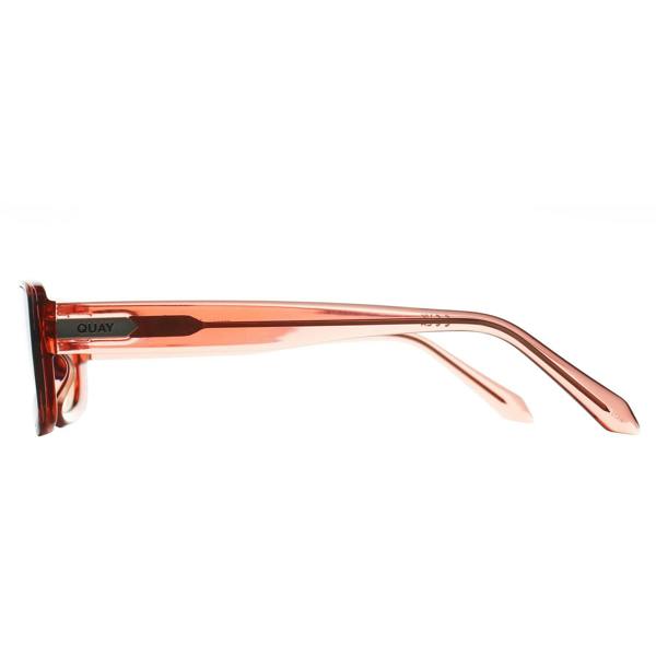 Quay Sunglasses Vibe Check 77731 Pale Rose Sepai Brown Gradient