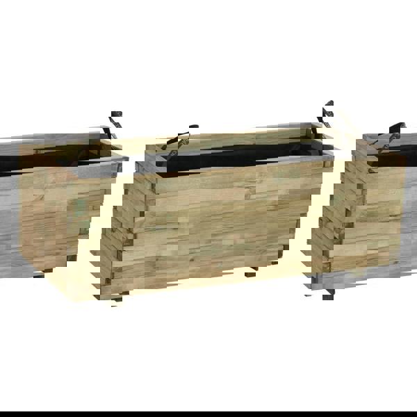 Cerland Baroque Rectangular Planter 110cm x 50cm 141L Traditional Garden Planter