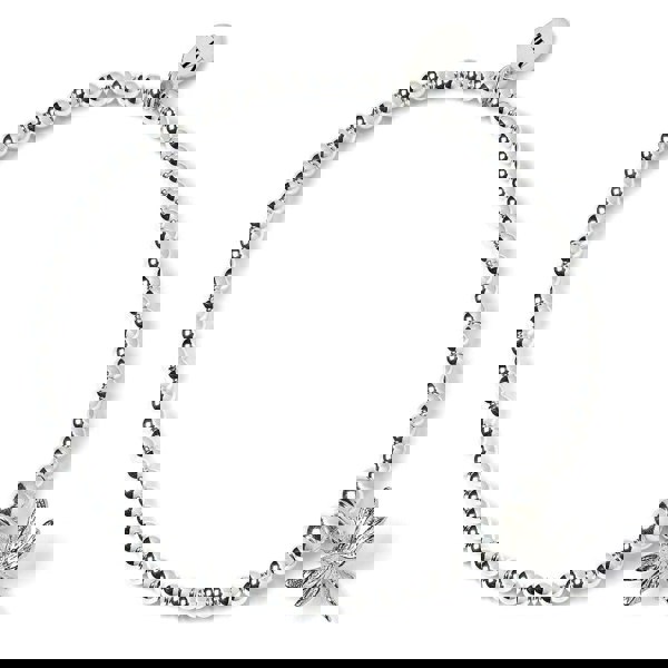 Dragonfly on Silver Ball Bead Bracelet - MYLEE London
