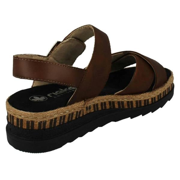Rieker Womens Rieker Hook And Loop Sandals V7951