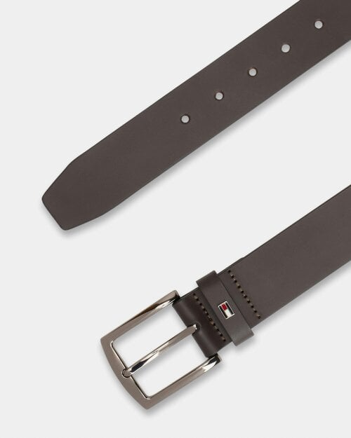 Tommy Hilfiger Denton 4" Gift Boxed Mens Belt - Testa Di Moro