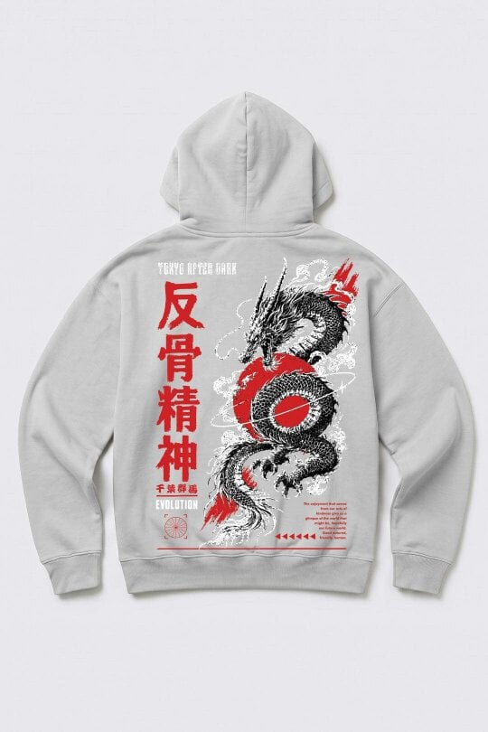 London Attitude Tokyo After Dark Graphic Hoodie