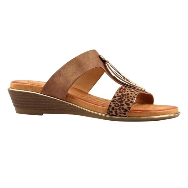 Lunar Womens/Ladies Paradise Sandals - Brown - 