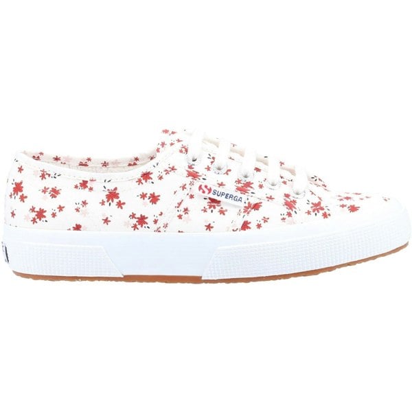 Superga 2750 Print Women's Trainers - White/Red