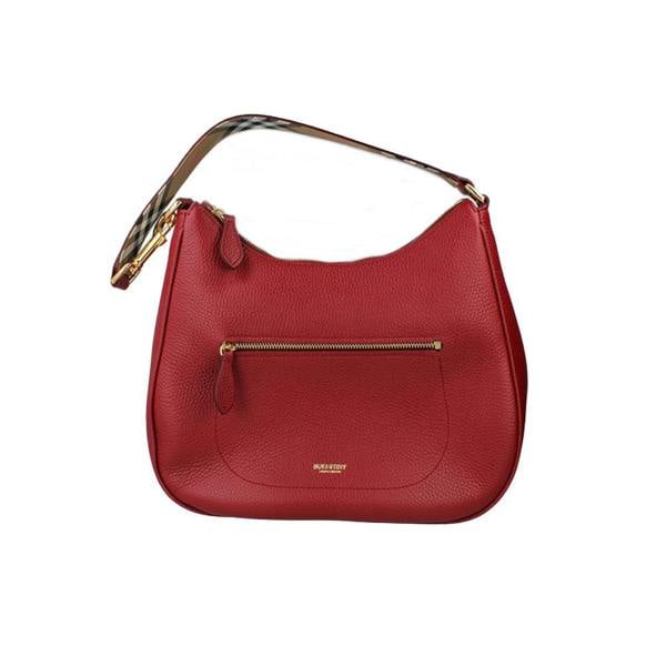 Burberry Hobo Handbag - Antique Red