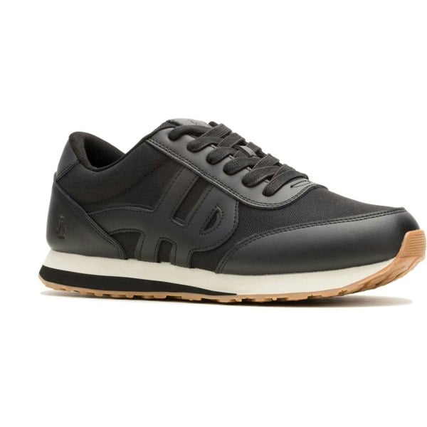 Hush Puppies Seventy8 Leather Men's Black Trainers