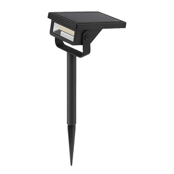 Milagro Solar Lamp Point 70Lm 8000K Ip44 Black