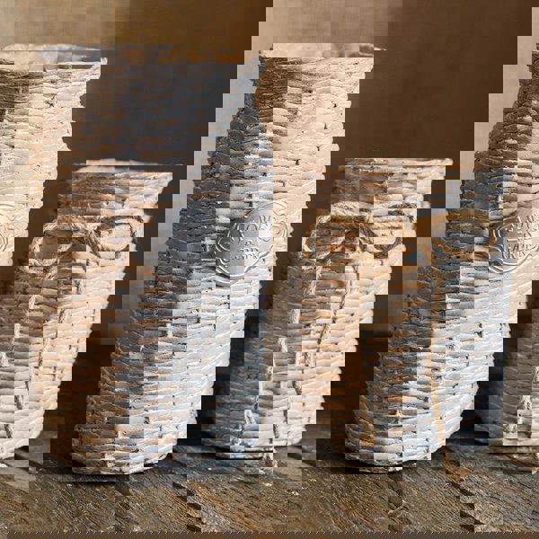 MI37 A Set Of Two Rattan Outdoor Plant Stands-Weilai Concept-Weilai Concept