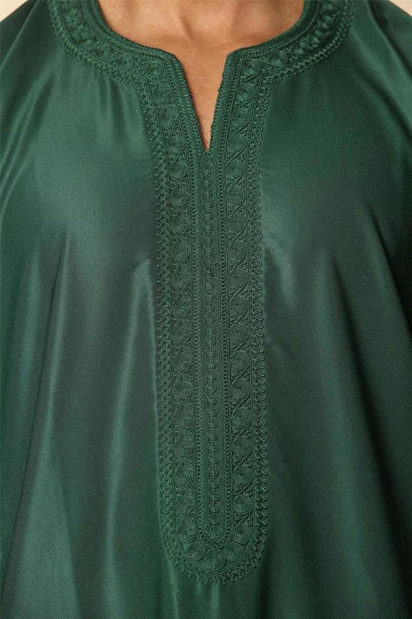 Infinity Leather Men's Moroccan Thobe Djellaba Jubba Robe Eid