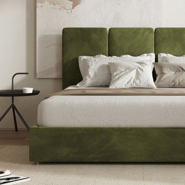 Denice King Size Bed, Super King Size Bed, Velvet-Rit Concept-Rit Concept